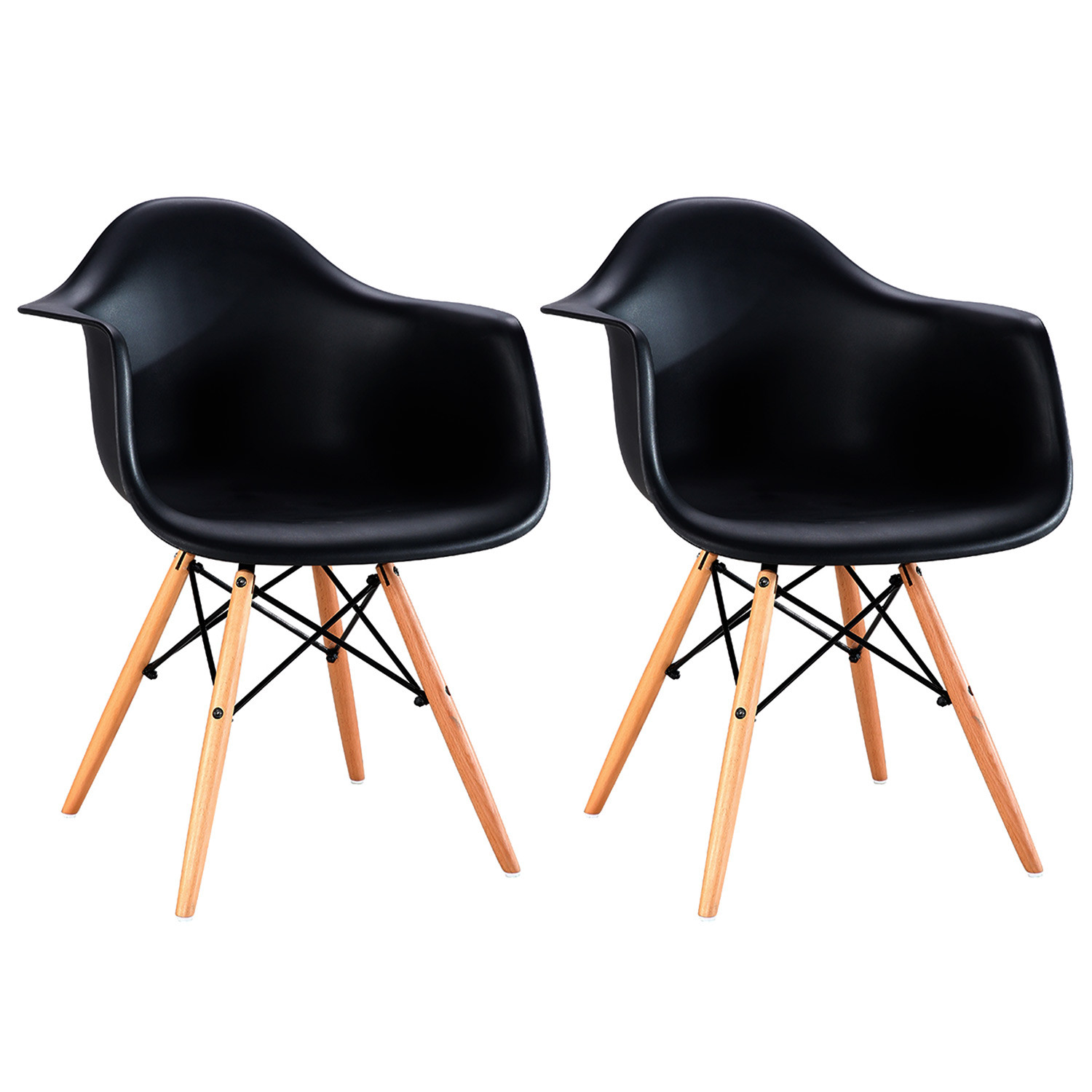 Pack 2 cadeiras de jantar Nordic Style Esera 81x61x62cm Thinia Home Nordic Dining Chairs 1